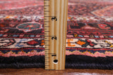 Black New Authentic Persian Hamadan Wool Rug - 5' 4" X 8' 11" - Golden Nile