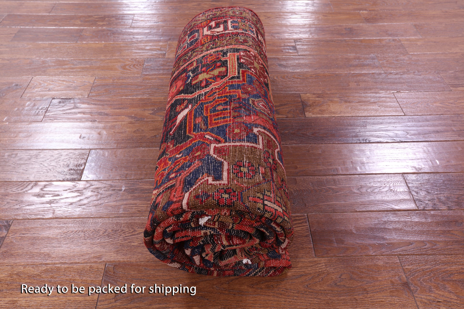 New Persian Hamadan Wool Area Rug - 5' 3" X 10' 1" - Golden Nile