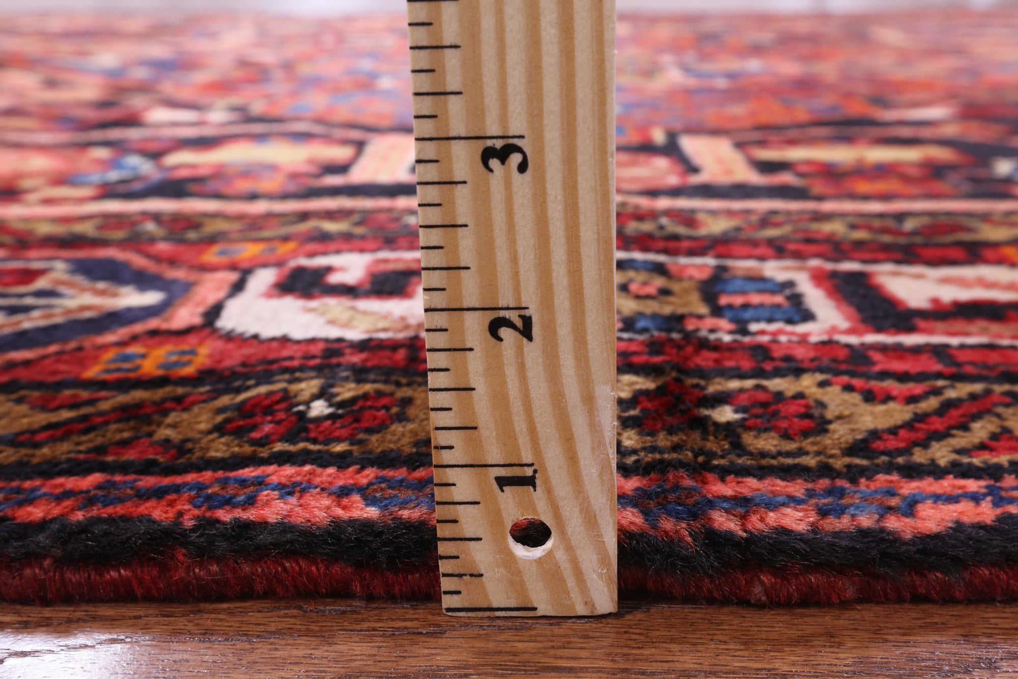 New Persian Hamadan Wool Area Rug - 5' 3" X 10' 1" - Golden Nile