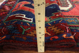 New Persian 3' 10" X 7' 7" Authentic Hand Knotted Wool Hamadan Rug - Golden Nile