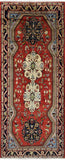 New 3' 10" X 8' 10" Authentic Persian Hamadan Runner Hand Knotted Rug - Golden Nile