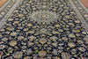 New 10' 8" X 13' 7" Authentic Signed Persian Kashan Rug - Golden Nile