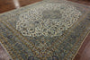 New Persian Authentic Kashan Hand Knotted Rug 10 X 14 - Golden Nile