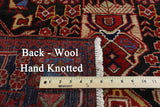 Runner Hand Knotted Wool Persian 3' 9" X 17' 1" Nahavand Rug - Golden Nile