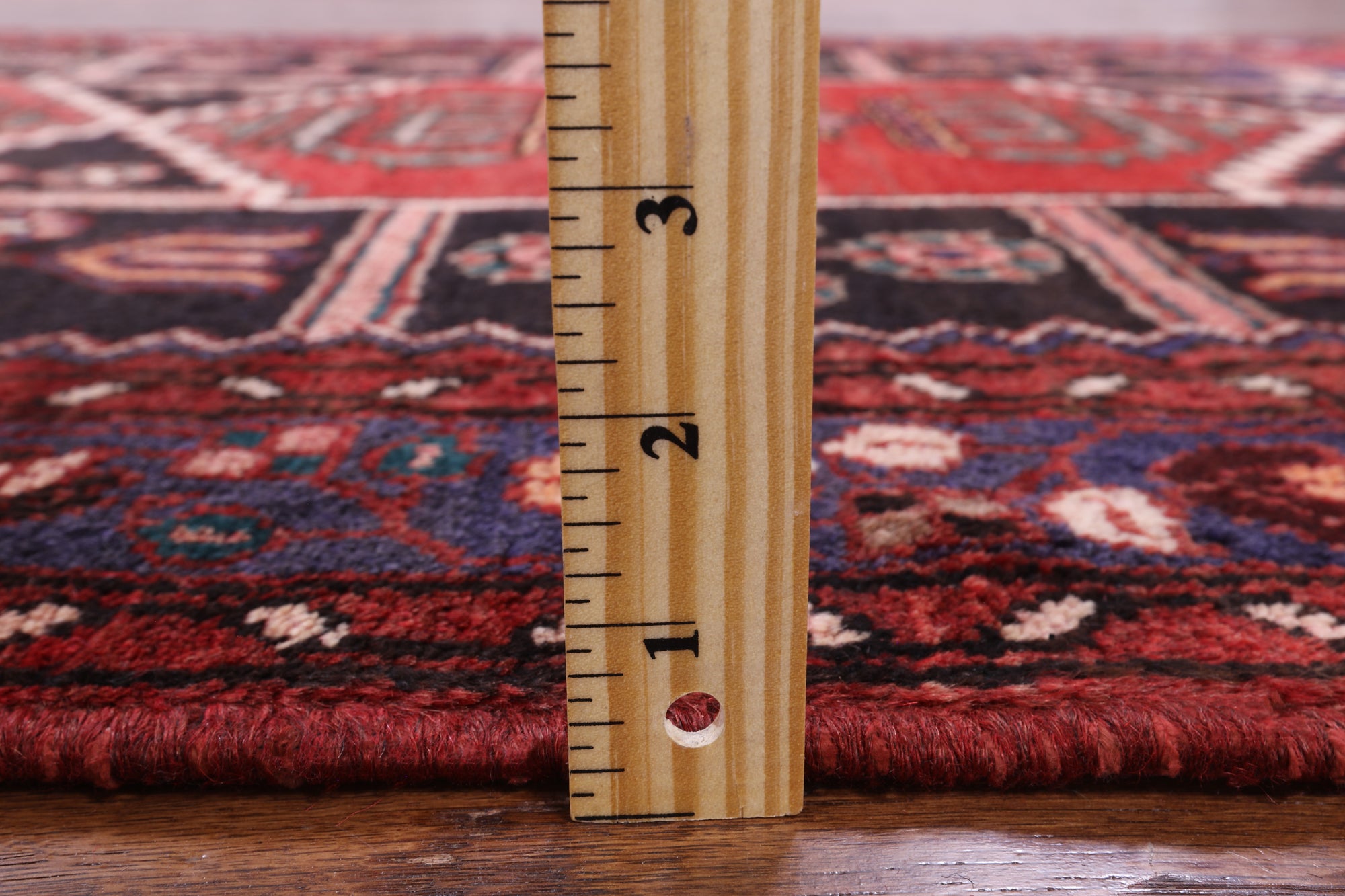 Black Runner Hand Knotted New Persian Authentic Nahavand Wool Rug - 3' 6" X 10' 2" - Golden Nile