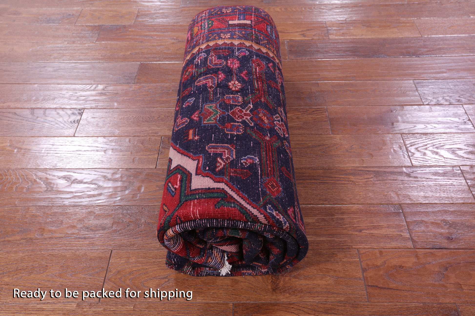 New Authentic Persian Hamadan Hand Knotted Rug - 5' 0" X 9' 9" - Golden Nile