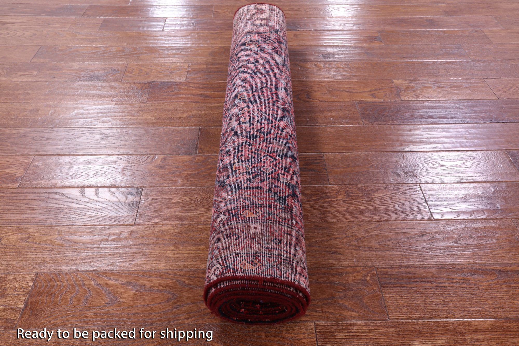 New Authentic Persian Hamadan Runner Rug - 3' 10" X 10' 2" - Golden Nile