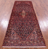 New Authentic Persian Hamadan Runner Rug - 3' 10" X 10' 2" - Golden Nile