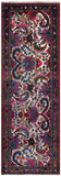 Authentic Persian Hamadan Hand Knotted Wool Runner Rug - 3' 3" X 9' 8" - Golden Nile