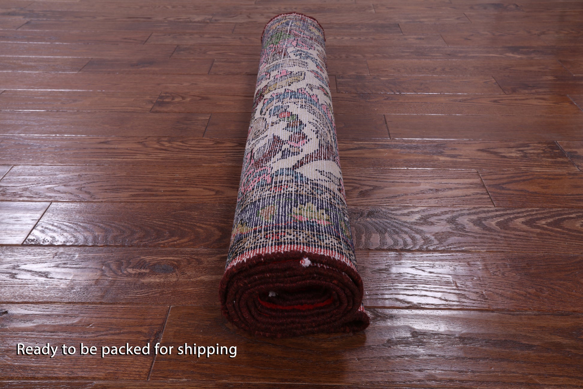 Authentic Persian Hamadan Hand Knotted Wool Runner Rug - 3' 3" X 9' 8" - Golden Nile