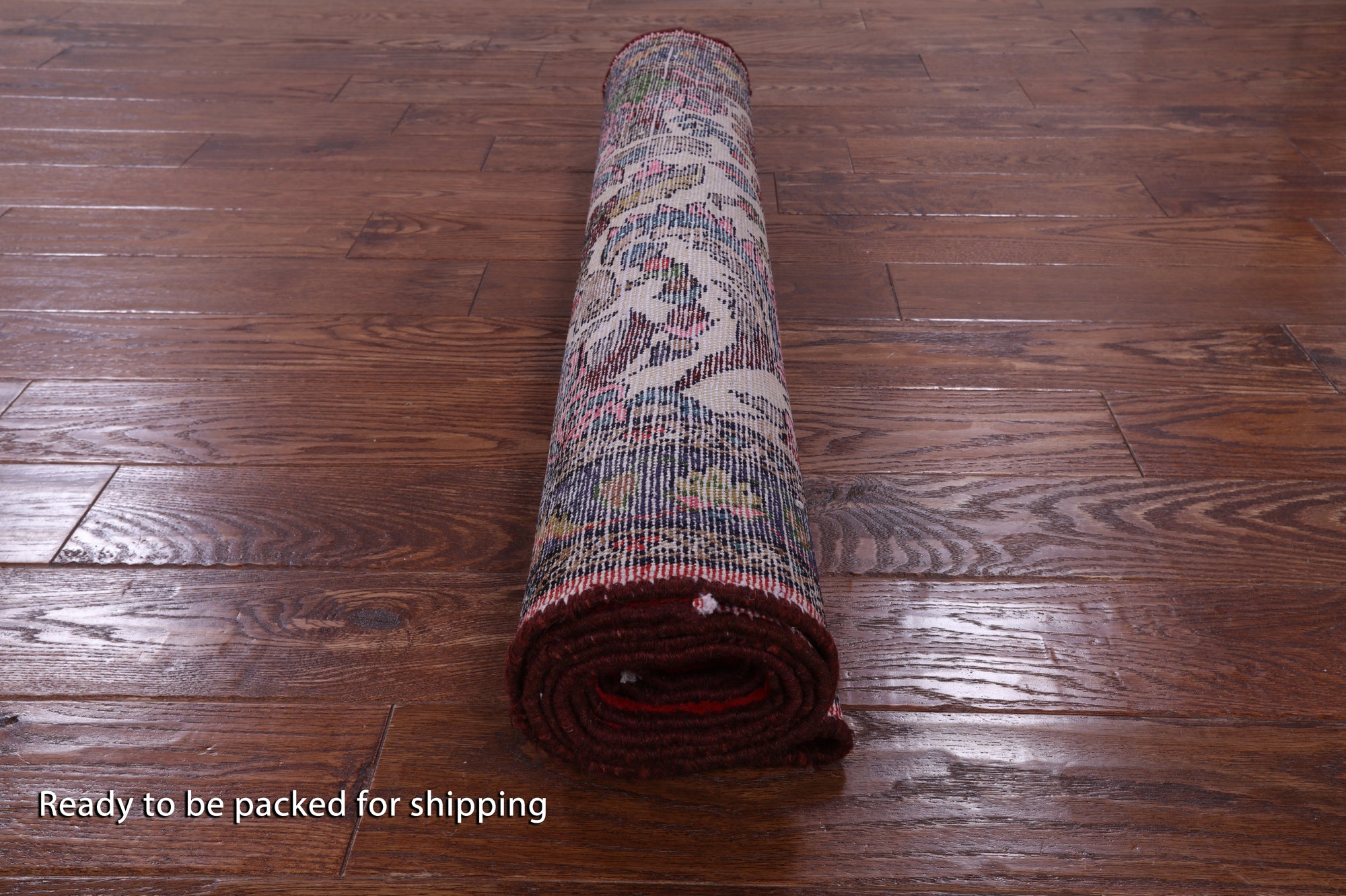 Authentic Persian Hamadan Hand Knotted Wool Runner Rug - 3' 3" X 9' 8" - Golden Nile
