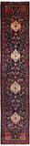 3' 8" X 18' 8" New Authentic Persian Hamadan Hand Knotted Runner Rug - Golden Nile