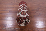 Ivory Authentic Persian Turkmen Wool On Wool Handmade Rug - 6' 10" X 9' 5" - Golden Nile