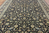 9' 10" X 13' 1" Authentic Persian Kashan 300 KPSI Hand Knotted Rug - Golden Nile
