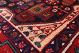 Black New Authentic Persian Nahavand Wool Rug - 5' 2" X 8' 10" - Golden Nile