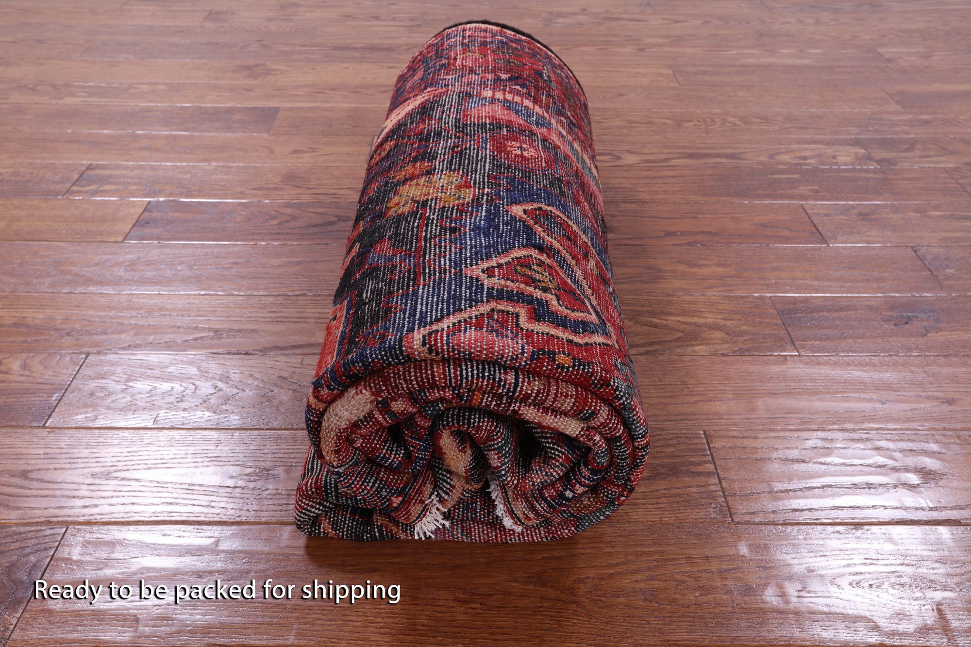 Black New Authentic Persian Nahavand Wool Rug - 5' 2" X 8' 10" - Golden Nile