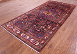 New Authentic Persian Nahavand Hand Knotted Full Pile Rug - 5' 5" X 11' 2" - Golden Nile