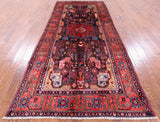 New Authentic Persian Hamadan Handmade Rug - 4' 10" X 10' 8" - Golden Nile