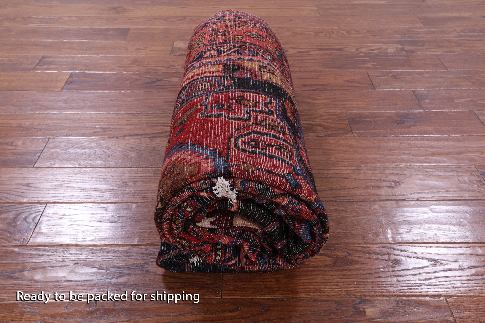 New Authentic Persian Hamadan Handmade Rug - 4' 10" X 10' 8" - Golden Nile