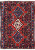 3' 10" X 4' 11" Persian Kilim Wool Area Rug - Golden Nile