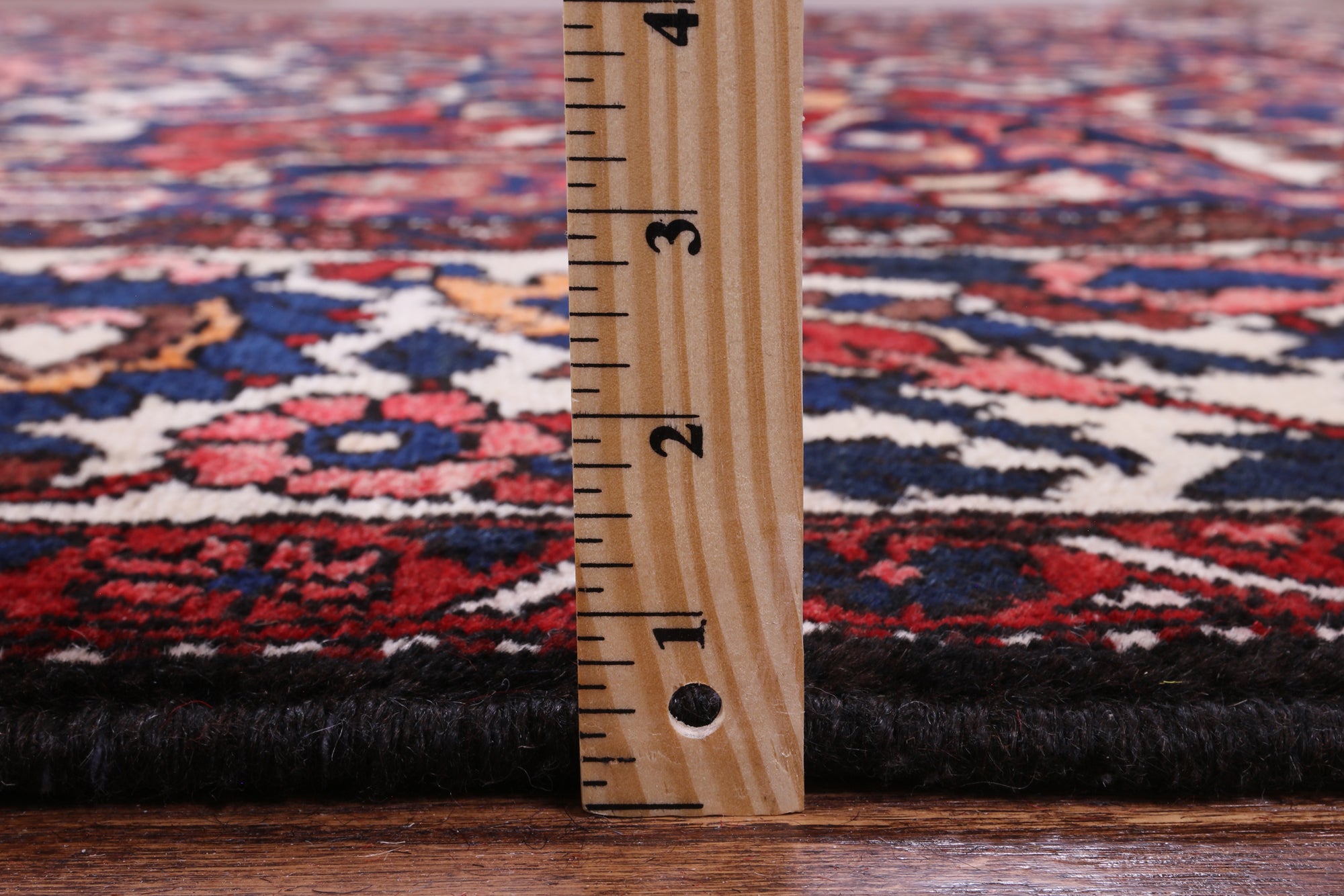 Red Authentic Isfahan Hand Knotted Area Rug - 8' 8" X 11' 7" - Golden Nile