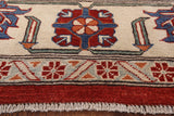 Fine Kazak Handmade Wool Rug - 9' 3" X 11' 7" - Golden Nile