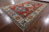 Super Kazak Hand Knotted Rug 11 X 16 - Golden Nile