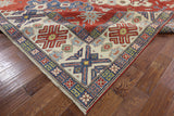 Super Kazak Hand Knotted Rug 11 X 16 - Golden Nile