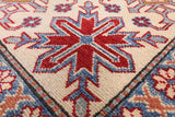 Red Kazak Handmade Rug - 8' 3" X 11' 7" - Golden Nile