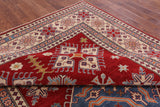 Red Kazak Handmade Rug - 8' 3" X 11' 7" - Golden Nile