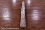 Ivory Isfahan Authentic Persian Hand Knotted Wool & Silk Area Rug - 5' 1" X 8' 2" - Golden Nile