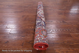 Ivory Isfahan Authentic Persian Hand Knotted Wool & Silk Area Rug - 5' 4" X 8' 2" - Golden Nile