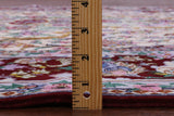 Isfahan Authentic Persian Hand Knotted Wool & Silk Area Rug - 4' 11" X 7' 11" - Golden Nile