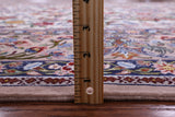 Ivory Isfahan Authentic Persian Hand Knotted Wool & Silk Area Rug - 6' 8" X 10' 2" - Golden Nile