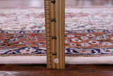 Ivory Signed Authentic Isfahan Wool & Silk Persian Rug 3' 7" X 5' 4" - Golden Nile