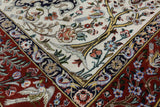 3' 7" X 5' 5" Authentic Persian Isfahan Signed Wool & Silk Handmade Rug - Golden Nile