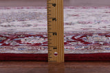 Ivory Isfahan Authentic Persian Hand Knotted Wool & Silk Area Rug - 4' 3" X 6' 7" - Golden Nile