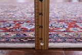 Isfahan Authentic Persian Hand Knotted Wool & Silk Area Rug - 5' 1" X 8' 0" - Golden Nile