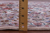 Ivory Isfahan Authentic Persian Hand Knotted Wool & Silk Area Rug - 5' 3" X 7' 10" - Golden Nile