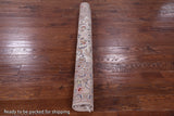 Ivory Isfahan Authentic Persian Hand Knotted Wool & Silk Area Rug - 5' 1" X 7' 9" - Golden Nile