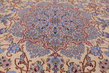 Isfahan Authentic Persian Hand Knotted Wool & Silk Area Rug - 4' 11" X 8' 2" - Golden Nile