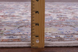 Isfahan Authentic Persian Hand Knotted Wool & Silk Area Rug - 4' 11" X 8' 2" - Golden Nile