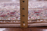 Ivory Isfahan Authentic Persian Hand Knotted Wool & Silk Area Rug - 5' 2" X 7' 9" - Golden Nile