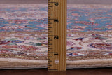 Signed Isfahan Authentic Persian Hand Knotted Wool & Silk Area Rug - 4' 11" X 7' 5" - Golden Nile