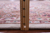 Ivory Signed Isfahan Authentic Persian Hand Knotted Wool & Silk Rug - 5' 1" X 7' 7" - Golden Nile