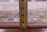 Ivory Signed Isfahan Authentic Persian Hand Knotted Wool & Silk Area Rug - 4' 3" X 6' 8" - Golden Nile