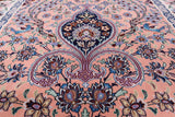 Signed Isfahan Authentic Persian Hand Knotted Wool & Silk Area Rug - 4' 4" X 6' 5" - Golden Nile