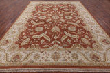 Soumak Flat Weave Area Rug - 9' X 11' 8" - Golden Nile