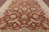 Soumak Flat Weave Area Rug - 9' X 11' 8" - Golden Nile