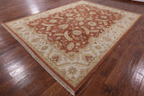 Soumak Flat Weave Area Rug - 9' X 11' 8" - Golden Nile